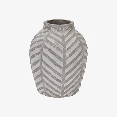 Olivia's Hill Interiors Bloomville  Stone Vase