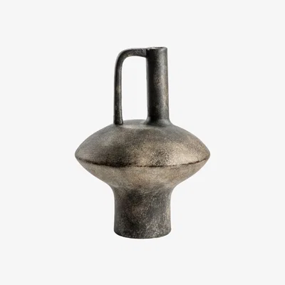 Olivia's Gallery Direct Yuki Fossil Black Vase