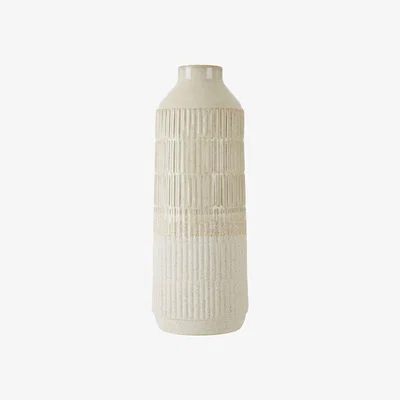 Olivia's Olivia's Stefi Large Vase Stoneware in White | Outlet