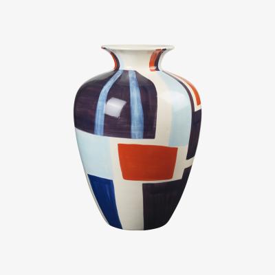 Olivia's Broste Copenhagen Stoneware Dana Vase - Dark