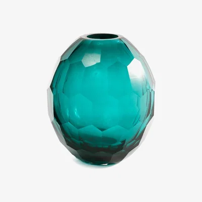 Olivia's Liang & Eimil Glass Vase Teal - Small