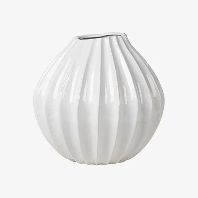 Olivia's Broste Copenhagen Wide Vase Ivory