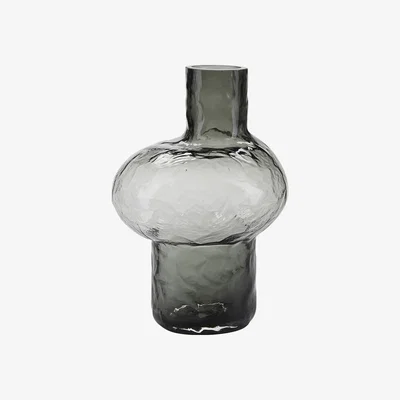 Olivia's Cozy Living Bubble Vase Smoke Glass