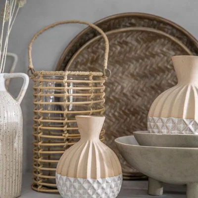 Olivia's Gallery Interiors Bryn Vase White / Small