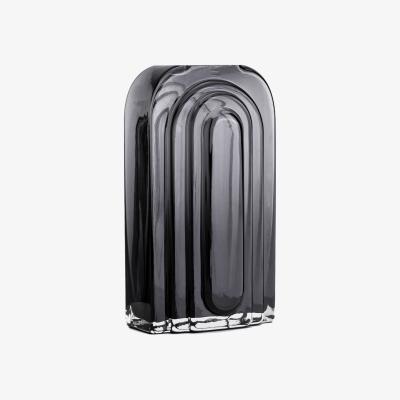Olivia's Liang & Eimil Deco II Vase in Grey Glass