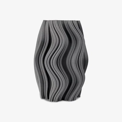 Olivia's Liang & Eimil Anthra Ceramic Vase in Dark Grey
