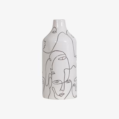 Olivia's Libra Linework Face Vase