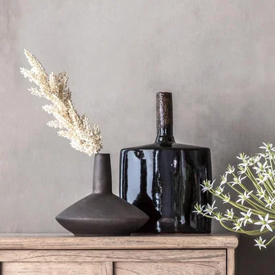 Olivia's Gallery Interiors Truro Bud Vase Matt Umber