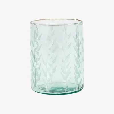 Olivia's Gallery Interiors Lorlei Recycled Vase in Green / Large