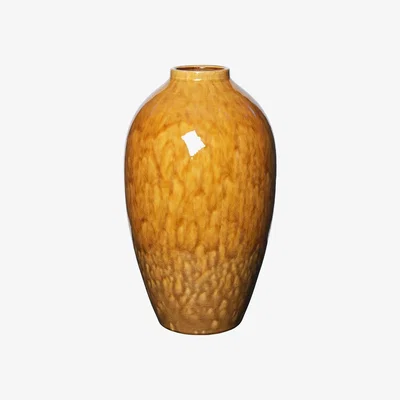 Olivia's Broste Copenhagen Ceramic Ingrid Vase in Cinnamon