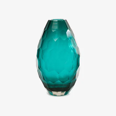 Olivia's Liang & Eimil Glass Vase Teal - Large