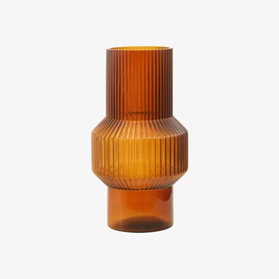 Olivia's Olivia's Soft Industrial Collection - Benky Vase in Brown / Large