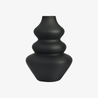 Olivia's Libra Wavy Vase Black | Outlet