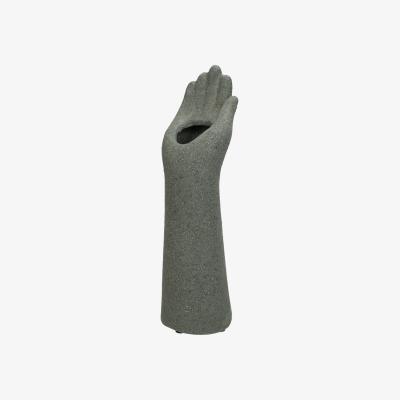 Olivia's Libra Ceramic Hand Soft Grey 25 cm Vase