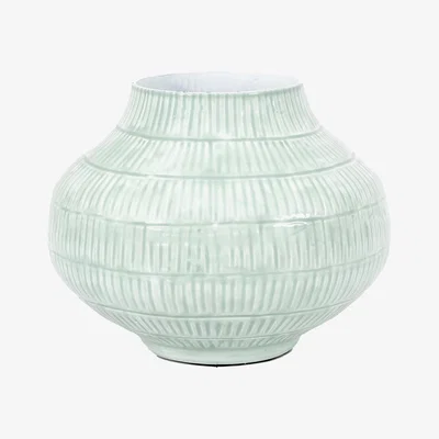 Olivia's Gallery Interiors Emma Vase in Pale Sage / Small