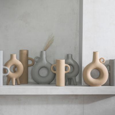 Olivia's Gallery Interiors Gartner Vase Light Grey