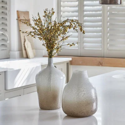 Olivia's Ivyline Verre Stem Gold Frosted Vase