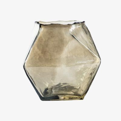Olivia's Gallery Direct Hino Lustre Grey Vase / Large