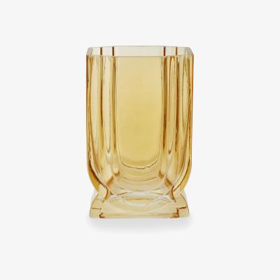 Olivia's Olivia's Eden Small Glass Vase in Ochre Yellow
