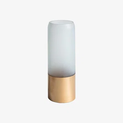 Olivia's Gallery Direct Fairview White Gold Vase / Small