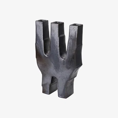 Olivia's Liang & Eimil Leandri I Ceramic Vase Dark Silver Grey