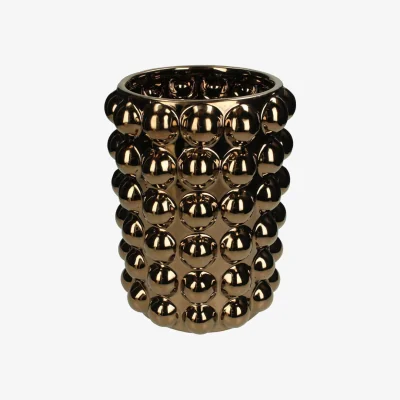 Olivia's Libra Bobble Bronze Ceramic Vase Large