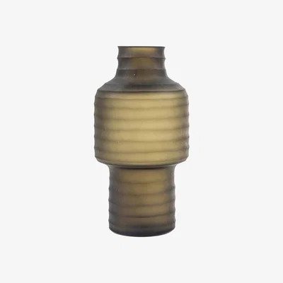 Olivia's Gallery Interiors Tilda Vase Dusty Dark Brown Medium / Medium