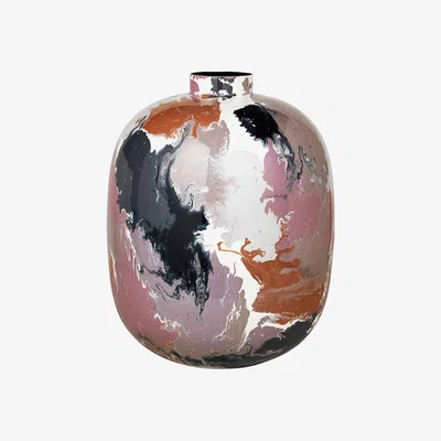 Olivia's Broste Copenhagen Thyra Vase Mix Dark Colour