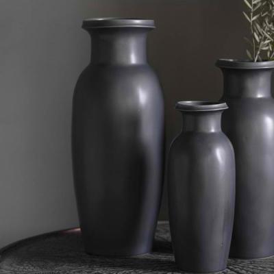 Olivia's Gallery Interiors Sakida Vase / Black / Large