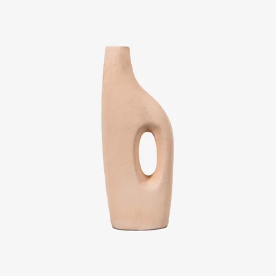Olivia's Gallery Interiors Delia Vase in Sand
