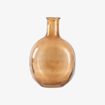 Olivia's Gallery Interiors Zeman Bottle Vase Brown / Large