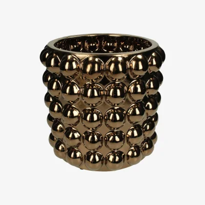 Olivia's Libra Bobble Bronze Ceramic Vase Medium