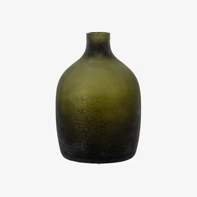 Olivia's Gallery Interiors Savros Vase in Antique Green / Large
