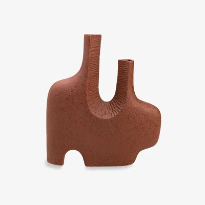 Olivia's Liang & Eimil Kelso Vase - Earthy Red