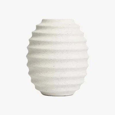 Downtown BHS Small Beehive Ceramic Vase - Cream
