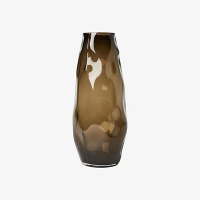 Downtown BHS Ombre Smoked Glass Vase - Smoke