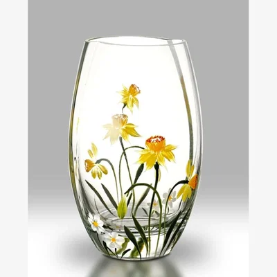 Downtown Nobile Daffodil Round Vase 20cm