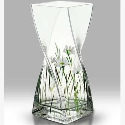 Downtown Nobile Daisy Pastures Twist Vase 20cm
