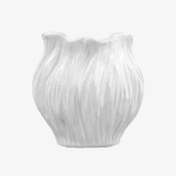 Downtown Flora Small Vase - White