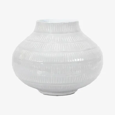 Downtown Emmy Large Vase - Pale Grey In PaleGrey