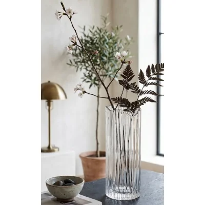 Downtown Tipperary Crystal Stripes 12-inch Vase