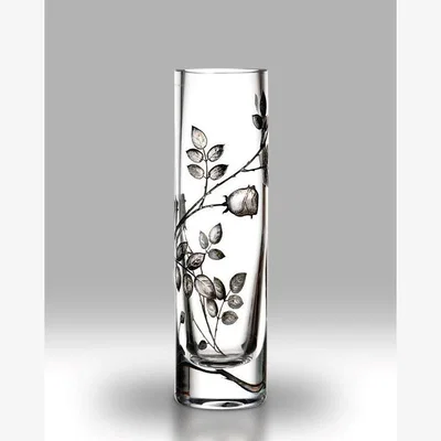 Downtown Nobile Forever Rose Silver Bud 19.5cm Vase