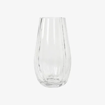 Downtown BHS Tulip Glass Vase - Clear