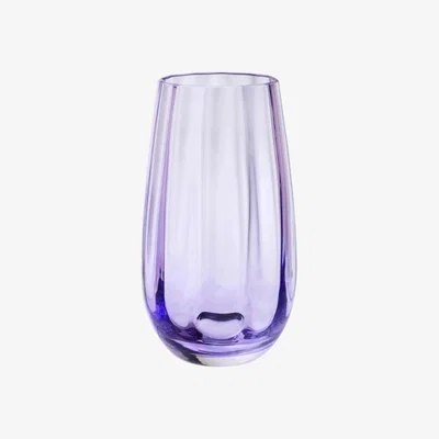 Downtown Dartington Artisan Dewdrop Vase 17.6cm - Violet
