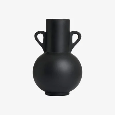 Downtown BHS Ceramic Jug Vase - Black