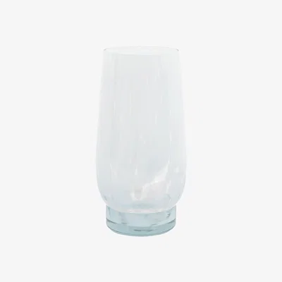 Downtown Lola Small Glass Vase - White