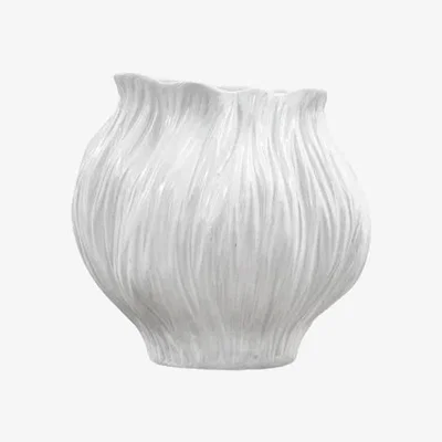 Downtown Flora Medium Vase - White