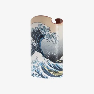 Downtown Dartington John Beswick Hokusai The Wave Vase In Multi