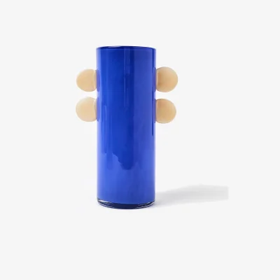Oliver Bonas Sorriso Cobalt Blue Glass Vase