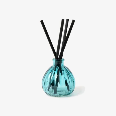 Oliver Bonas Round Teal Reed Diffuser Vase